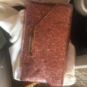 Brand new pink kate spade clutch